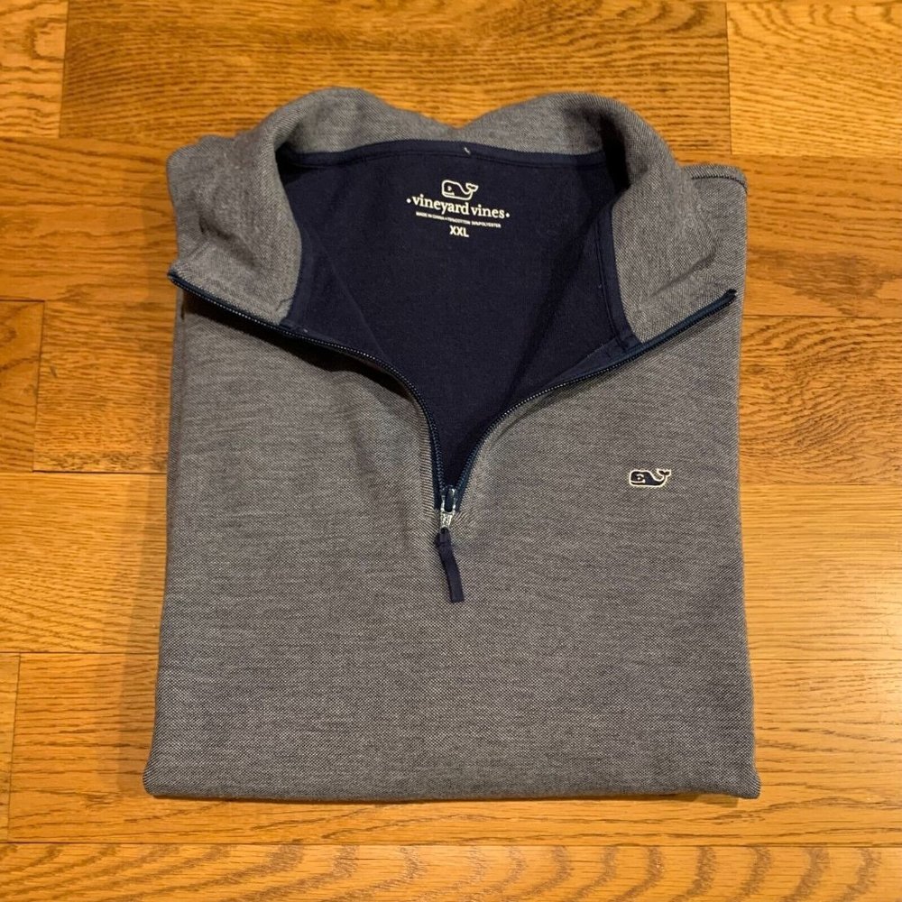 vineyard vines quarter zip pullover ⛵️ 2xl - Picture 11 of 12